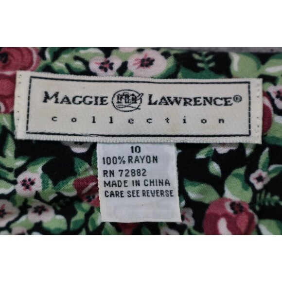 Maggie Lawerence Collection Vintage Y2K Midi Dress-Size 10-Cottagecore - Picture 5 of 10